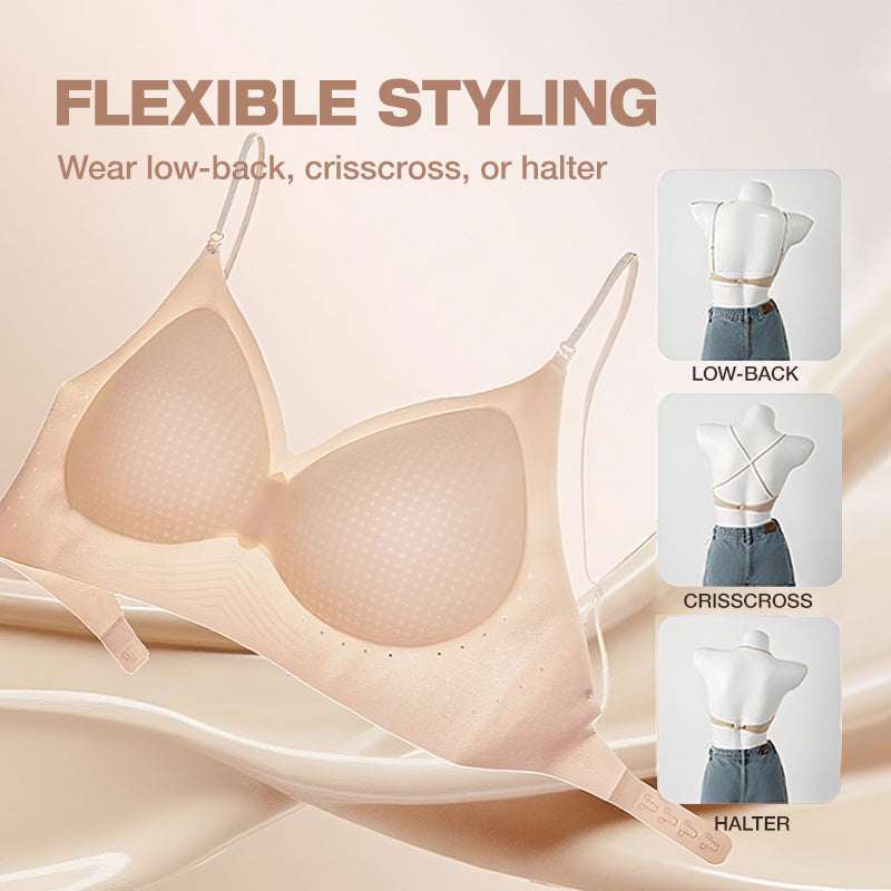 Reggiseno Senza Ferretto e Senza Cuciture con Spalline Multiposizione