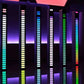 Barra luminosa RGB wireless attivata dal suono