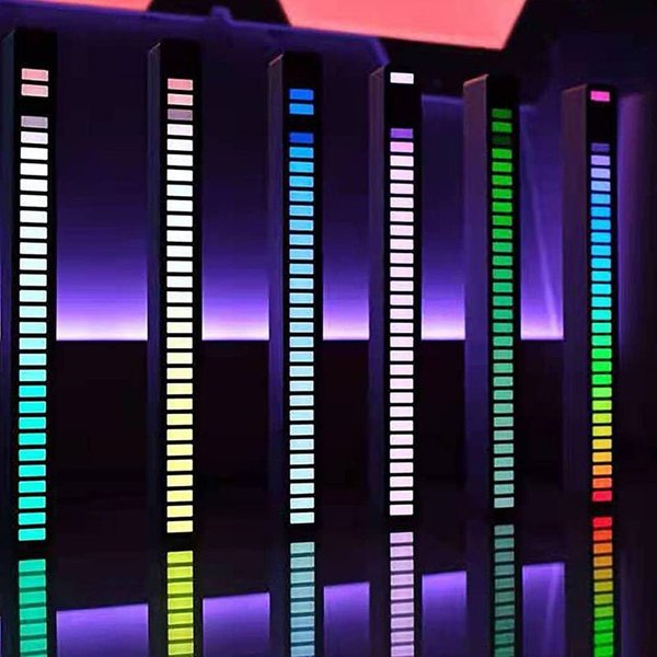 Barra luminosa RGB wireless attivata dal suono