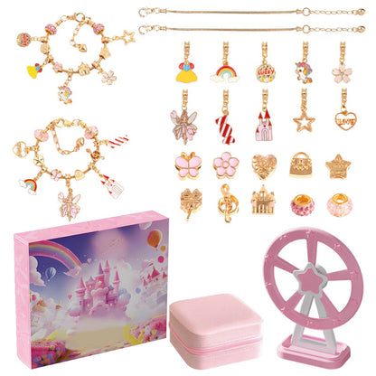 Kit Creativo per Creare Braccialetti con Ciondoli per Bambini