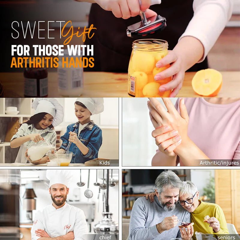 Apribottiglie in acciaio inossidabile facilmente regolabile