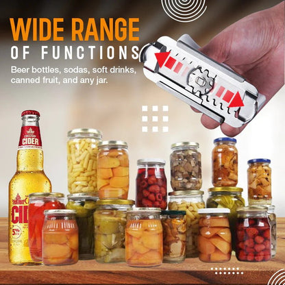 Apribottiglie in acciaio inossidabile facilmente regolabile