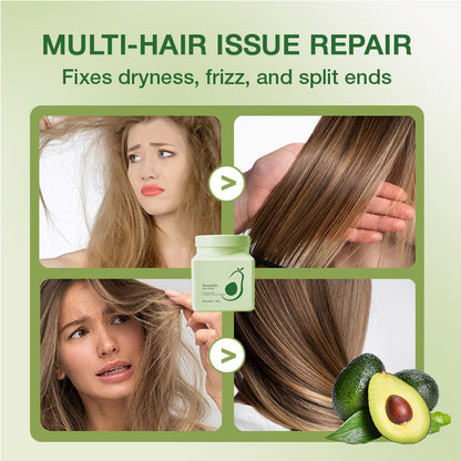 Maschera per capelli nutriente all'avocado