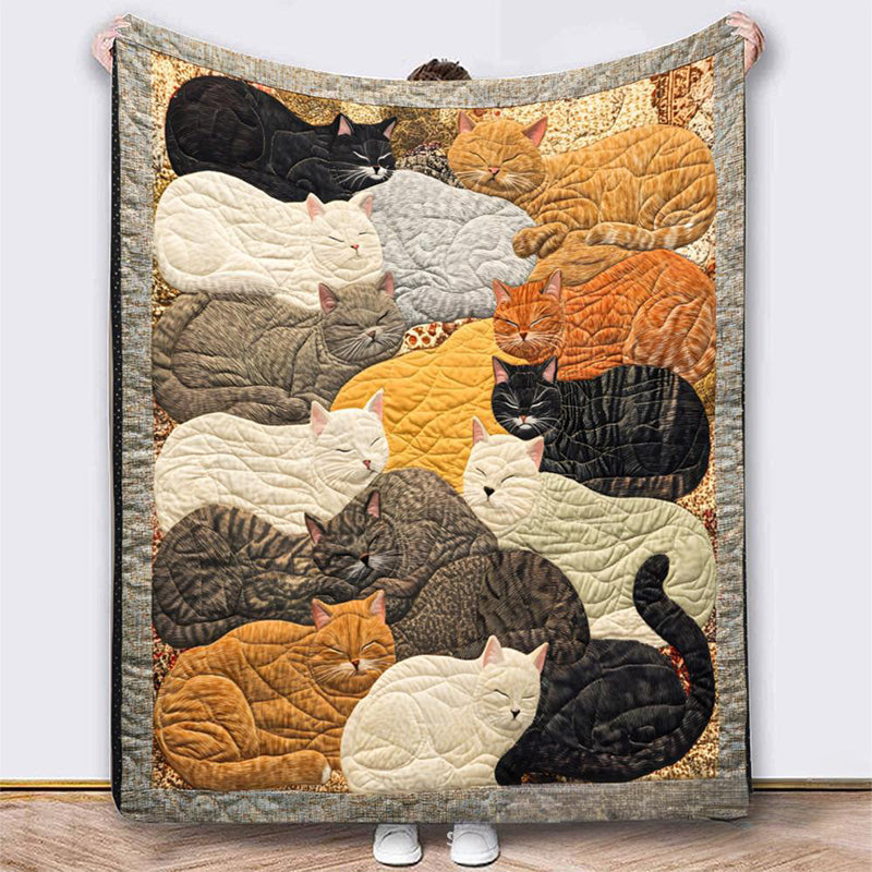 🎁🎄Saldi di Natale - 49% di Sconto🐔 Coperta in Flanella Vintage con Motivo Gallina