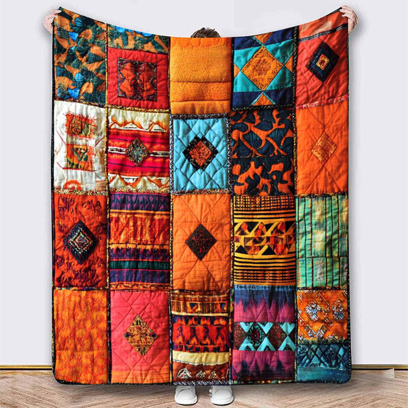 🎁🎄Saldi di Natale - 49% di Sconto🐔 Coperta in Flanella Vintage con Motivo Gallina