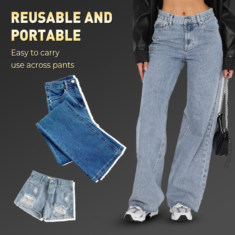 🏆Pulsante di estensione in metallo con molla per jeans🔩👖