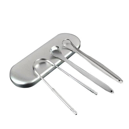 Set raschietto per lingua in acciaio inossidabile