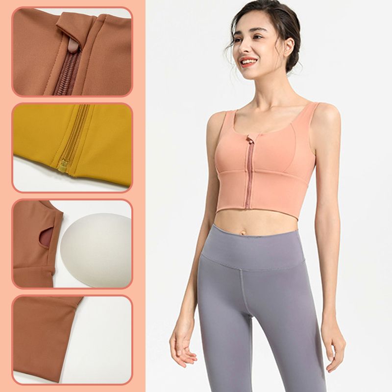 Reggiseno sportivo da corsa estivo da donna, ammortizzato