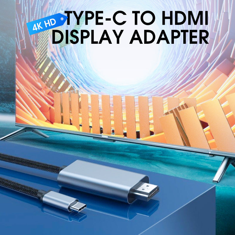 Adattatore per display da 4K HD Type-C a HDMI