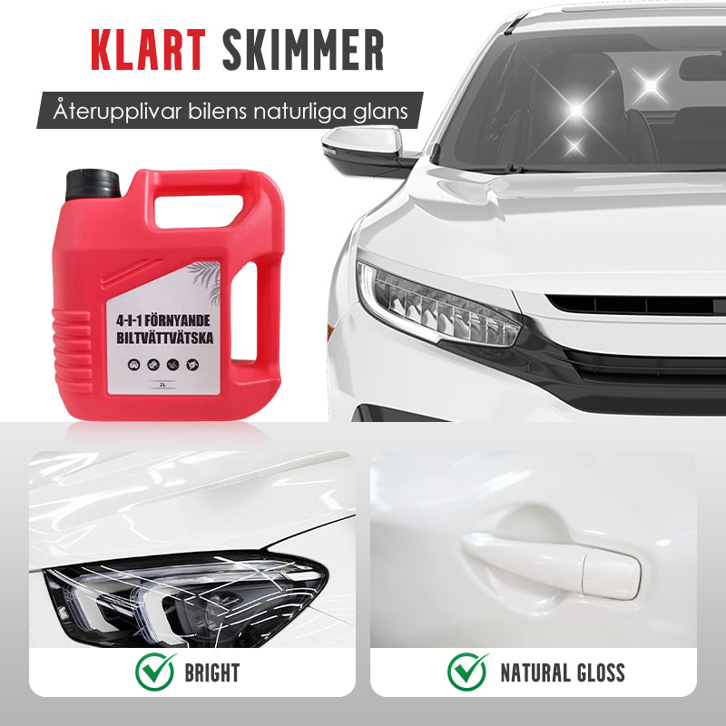 🔥2026 BEST‑SELLER｜50K+ VENDUTI🔥50% DI SCONTO 🧼🚗 Liquido lava‑auto rigenerante 4 in 1｜Pulisce, lucida, impermeabilizza e protegge. Promozione compra 1 ricevi 4: flacone liquido + spruzzatore + panno + spugna✨