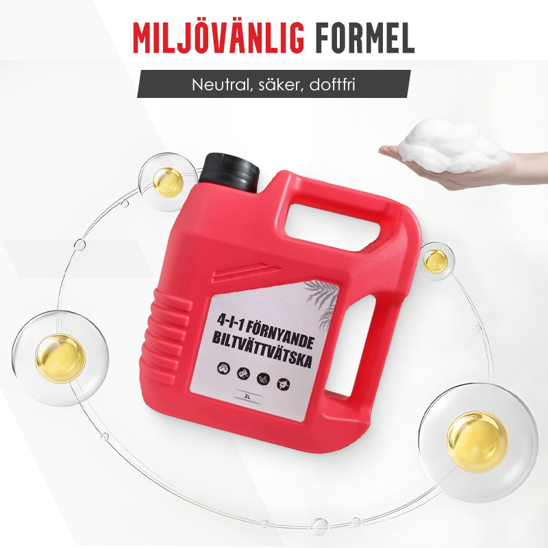 🔥2026 BEST‑SELLER｜50K+ VENDUTI🔥50% DI SCONTO 🧼🚗 Liquido lava‑auto rigenerante 4 in 1｜Pulisce, lucida, impermeabilizza e protegge. Promozione compra 1 ricevi 4: flacone liquido + spruzzatore + panno + spugna✨