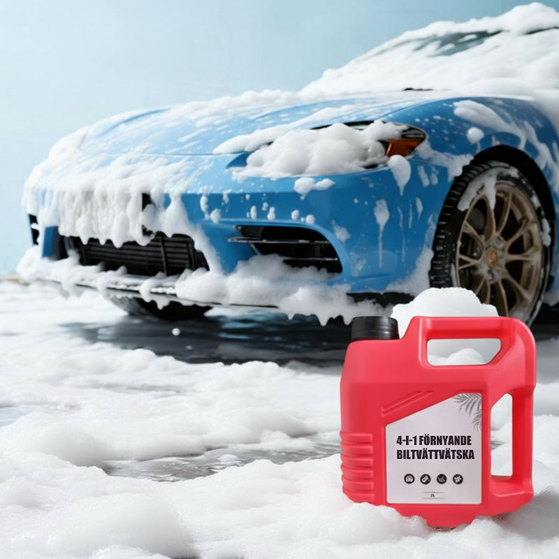 🔥2026 BEST‑SELLER｜50K+ VENDUTI🔥50% DI SCONTO 🧼🚗 Liquido lava‑auto rigenerante 4 in 1｜Pulisce, lucida, impermeabilizza e protegge. Promozione compra 1 ricevi 4: flacone liquido + spruzzatore + panno + spugna✨
