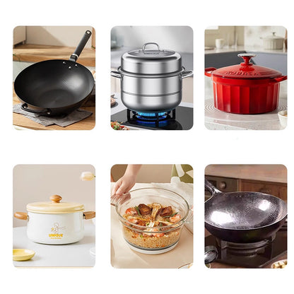 Potente film di residui bruciati per pentole