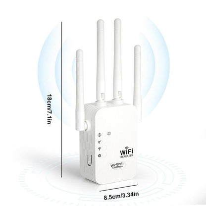 🎁Ultimo giorno: sconto del 49%! 🔥 Amplificatore Wi-Fi 2025 – 1200 Mbit/s, dual band (5 GHz / 2,4 GHz) 📶 Amplificazione massima del segnale – connessione stabile in tutta la casa!