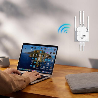 🎁Ultimo giorno: sconto del 49%! 🔥 Amplificatore Wi-Fi 2025 – 1200 Mbit/s, dual band (5 GHz / 2,4 GHz) 📶 Amplificazione massima del segnale – connessione stabile in tutta la casa!