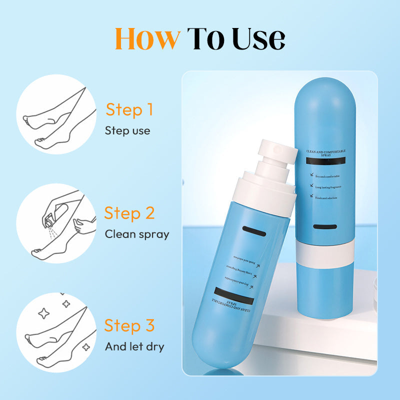 Deodorante Spray Piedi Naturale - Freschezza per Tutto il Giorno