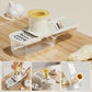 Mandolina da Cucina 3 in 1 - Lame Affilate per Tagli Perfetti, Compatta e Lavabile in Lavastoviglie