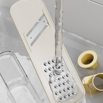 Mandolina da Cucina 3 in 1 - Lame Affilate per Tagli Perfetti, Compatta e Lavabile in Lavastoviglie