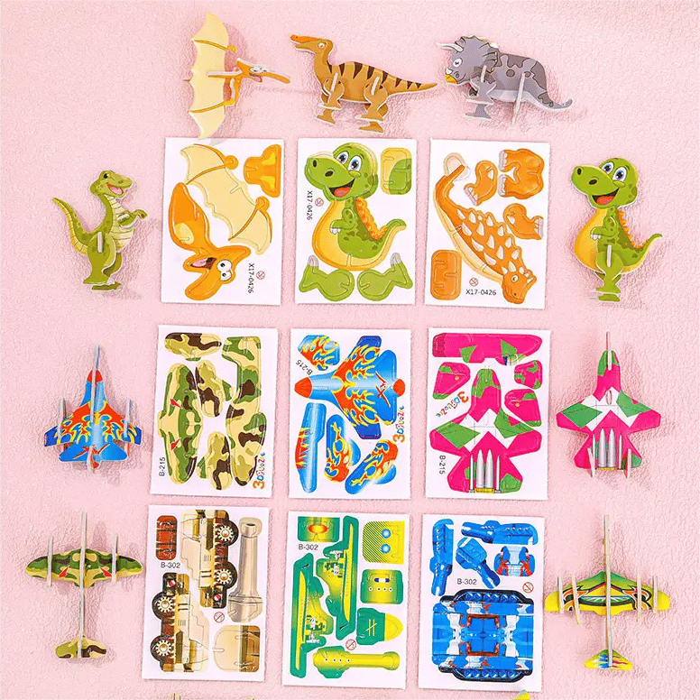 🔥Offerte speciali-🦋Puzzle 3D educativo con personaggi dei cartoni animati