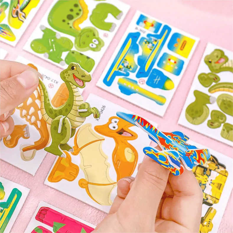 🔥Offerte speciali-🦋Puzzle 3D educativo con personaggi dei cartoni animati