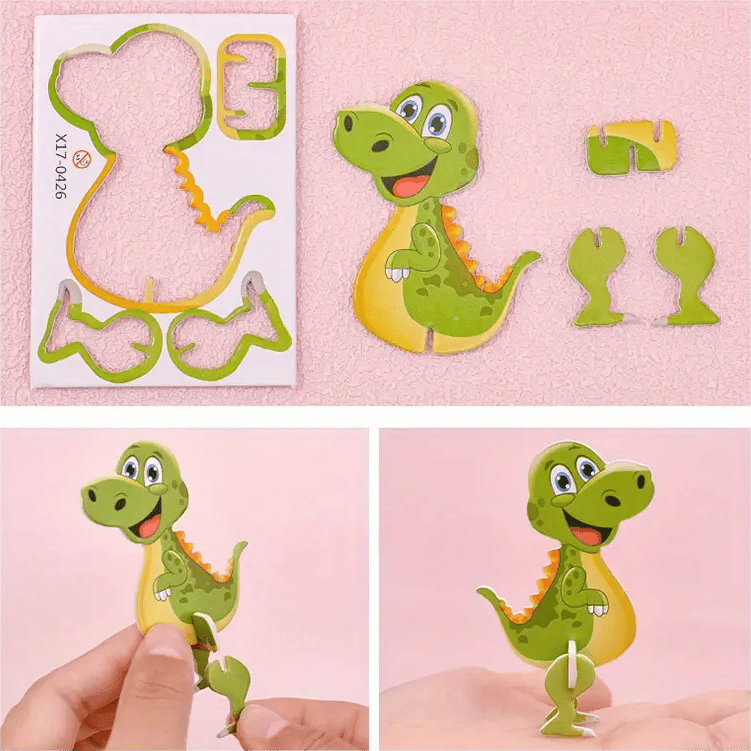 🔥Offerte speciali-🦋Puzzle 3D educativo con personaggi dei cartoni animati