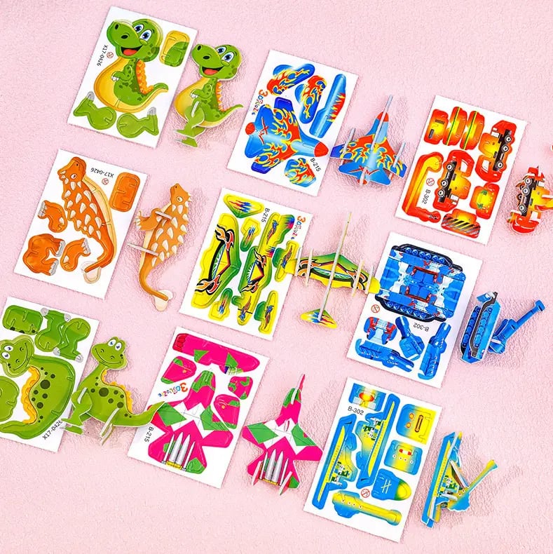 🔥Offerte speciali-🦋Puzzle 3D educativo con personaggi dei cartoni animati