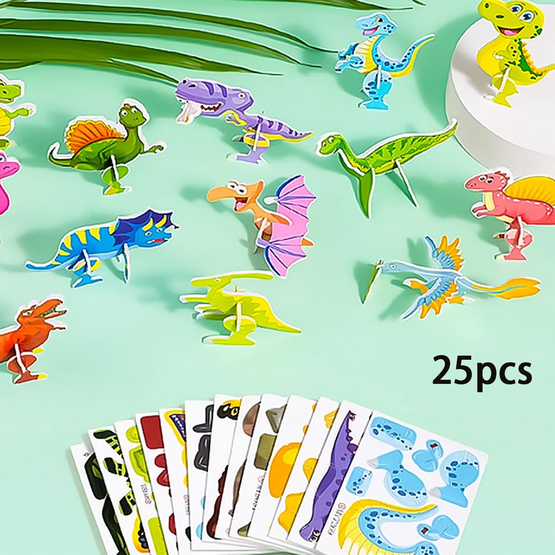 🔥Offerte speciali-🦋Puzzle 3D educativo con personaggi dei cartoni animati