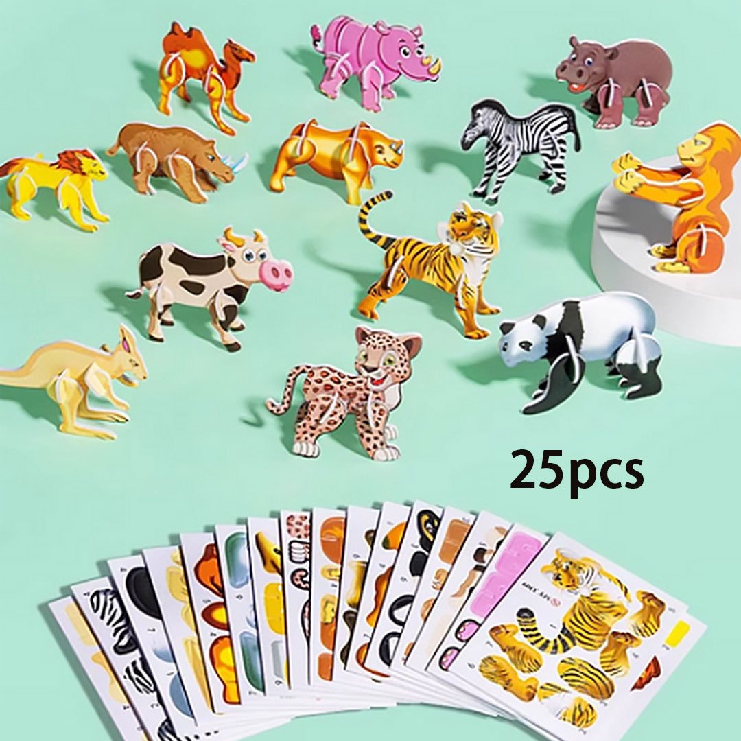 🔥Offerte speciali-🦋Puzzle 3D educativo con personaggi dei cartoni animati