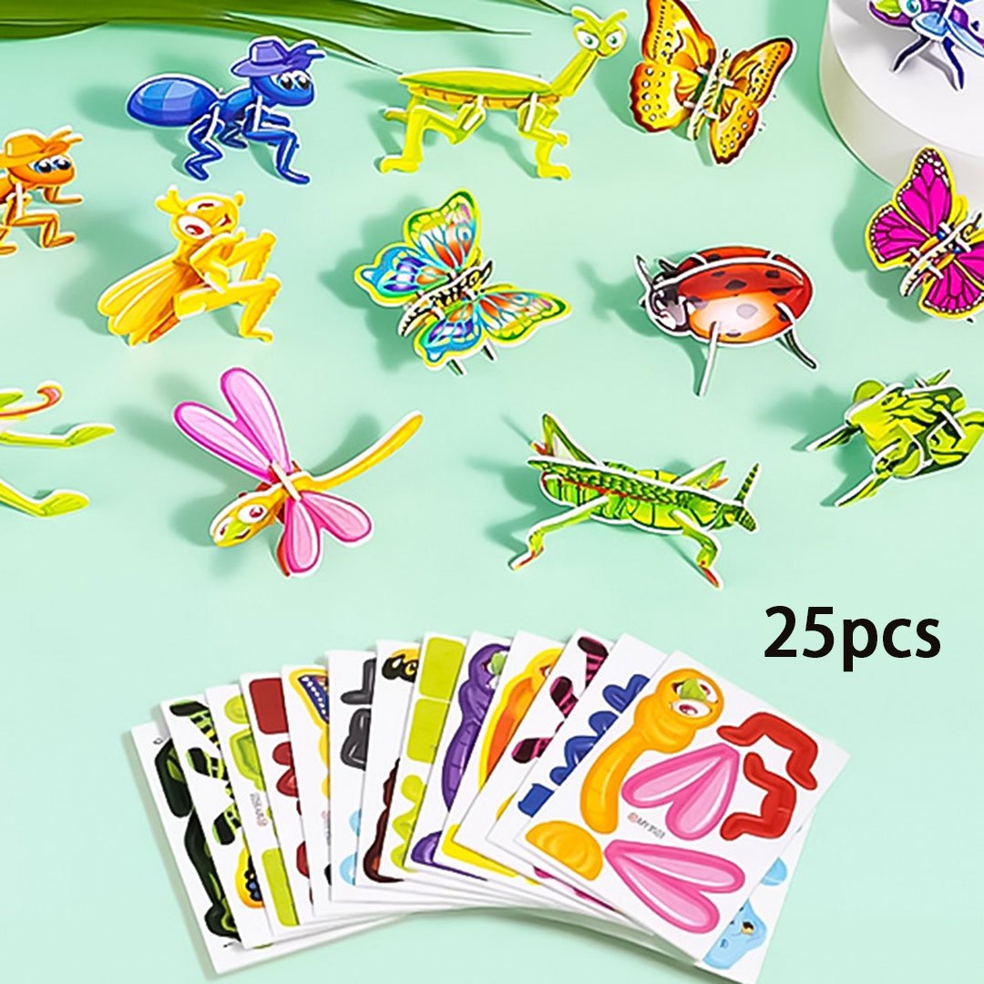 🔥Offerte speciali-🦋Puzzle 3D educativo con personaggi dei cartoni animati