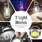 🥳2026 BESTSELLER✨OLTRE 50.000 VENDUTI! 🔦 Torcia portachiavi LED+COB con 7 modalità luminose. Ultra leggera, solo 29g, da agganciare a chiavi o giacca. Pratica per passeggiate, emergenze, riparazioni. Compatta e resistente, non rimarrai mai al buio.