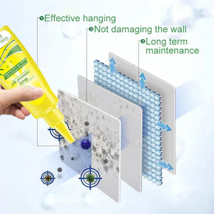 Gel potente per la rimozione della muffa