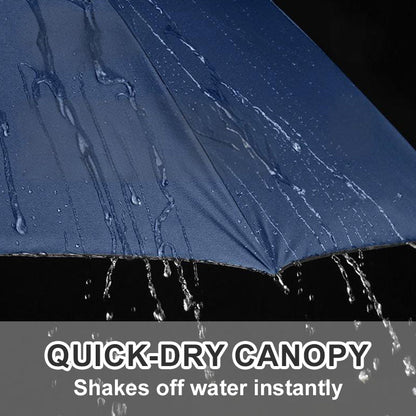 Ombrello pieghevole grande a 12 stecche antivento