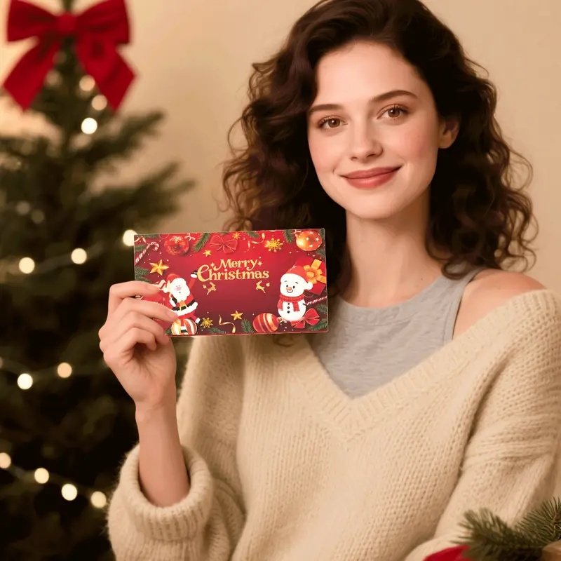 🎁🔥 Offerta natalizia anticipata ✉️ Busta regalo natalizia per contanti 🎅🎄