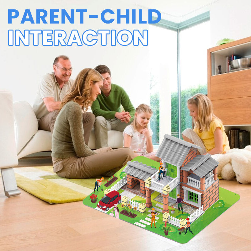 214 PCS Set di giocattoli da costruzione di simulazione fai da te per bambini
