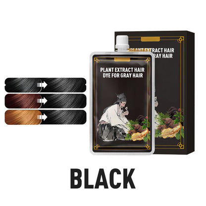 💆‍♀️🌿Tintura per capelli con estratti vegetali per capelli grigi