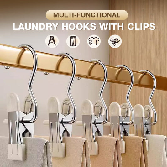 Ganci multifunzionali per bucato con clip