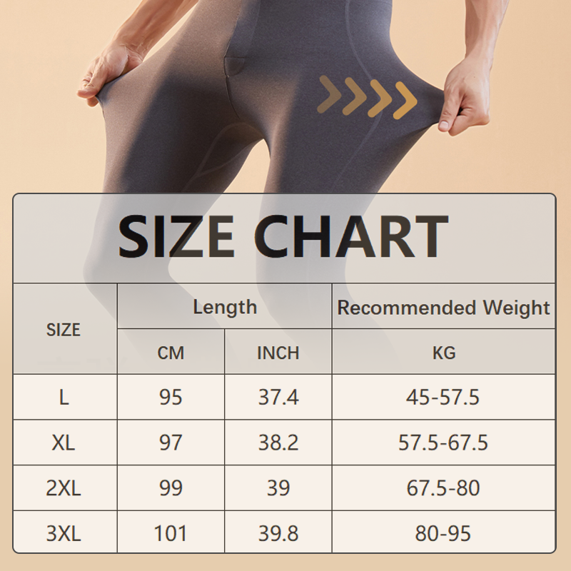 Men's Warm & Comfortable Base Layer Leggings