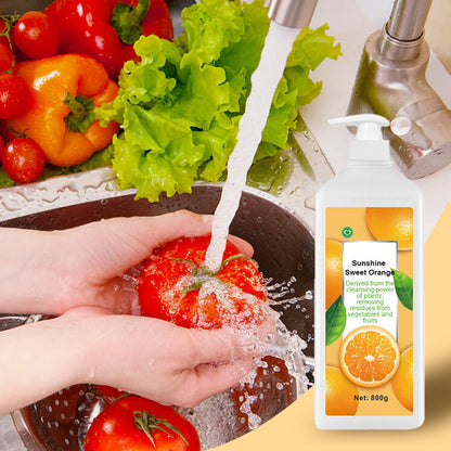 Detergente liquido per frutta e verdura