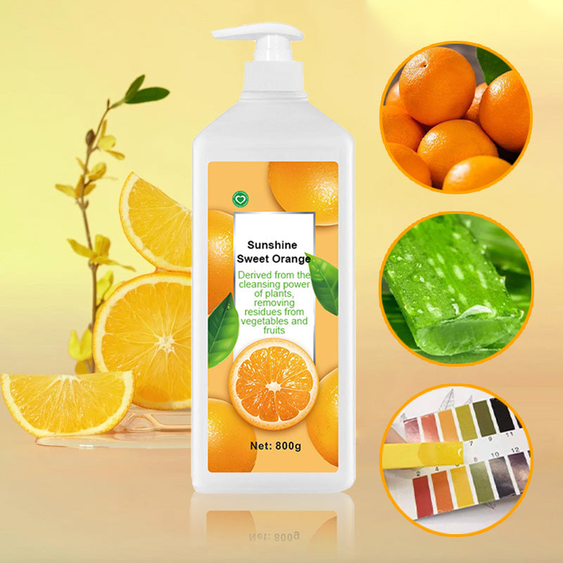 Detergente liquido per frutta e verdura