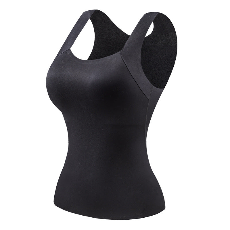 📢📢50% di sconto! Canottiera Termica da Donna con Reggiseno Integrato – Calda, Elastica & Senza Ingranzie ❄️❤️