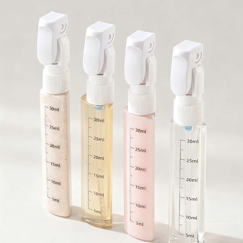 🎉Offerta di Capodanno - Sconto del 50%!🧴Set di Flaconi da Viaggio 4-in-1 Ricaricabili – Senza Perdite, Compatti e Organizzati: Perfetti per Viaggi e Vacanze!