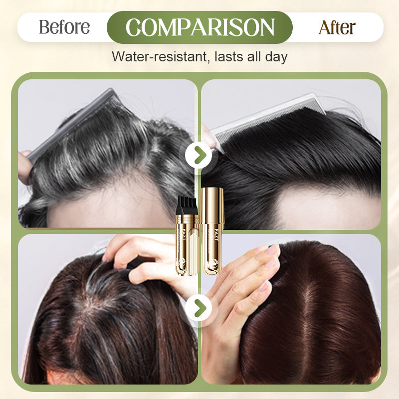 💆‍♀️ ACQUISTA 1 OTTIENI 1 GRATIS! ✨ PETTINE TINTURA 2-IN-1 - Coprigrigio Rapido e Preciso, Formula Non-Gocciolante con Oli Nutrienti, Applicazione in 5 Minuti 🧴👩‍🦳
