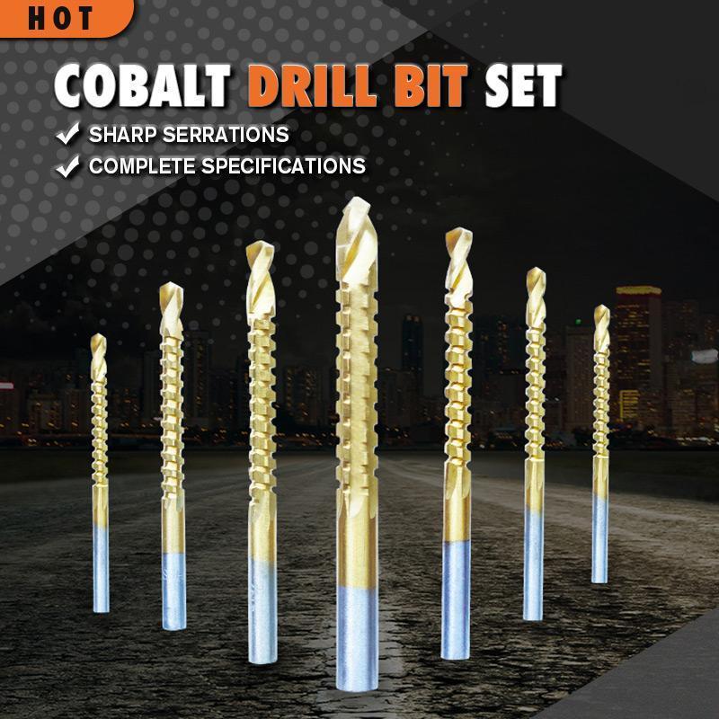 🔩 ACQUISTA 1, OTTIENI 1 GRATIS! ✨ Set Punte Elicoidali in Titanio (6 PZ) – Alta resistenza, Per foratura precisa & Adatto per metalli duri ⚙️
