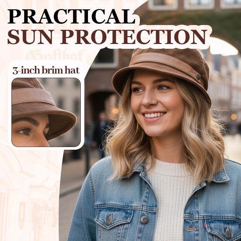 Cappello Pescatore in Velluto a Coste Retrò