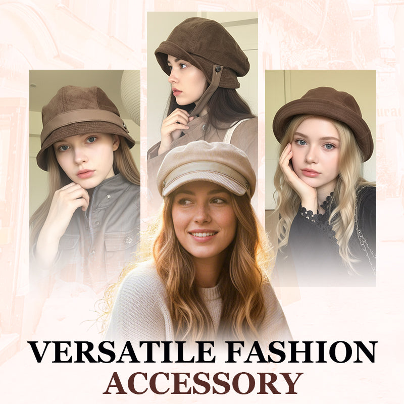 Cappello Pescatore in Velluto a Coste Retrò