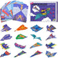 ✈️ SCONTO 50% ORA! ✨ Kit Aeroplani di Carta Fai da Te - Costruisci e Lancia 16 Modelli, Giocattolo STEM Educativo per Bambini 6-12 Anni 🎯🧠