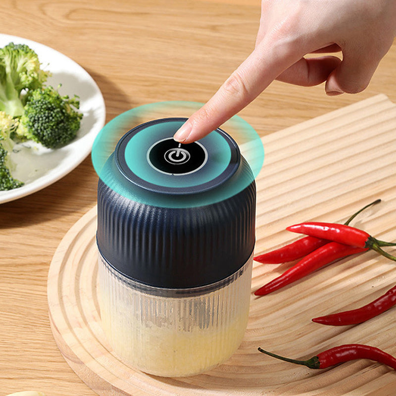 🧄 50% KORTING! 🔪 Elektrische Knoflookhakker – Mini Draagbare Groentehakker – Snel & Krachtig, Eenvoudig Schoon te Maken & USB Oplaadbaar 🥗