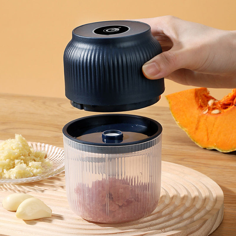 🧄 50% KORTING! 🔪 Elektrische Knoflookhakker – Mini Draagbare Groentehakker – Snel & Krachtig, Eenvoudig Schoon te Maken & USB Oplaadbaar 🥗