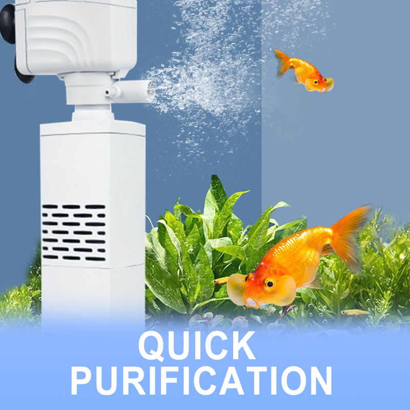 🔥Vendita calda 50% di sconto💃Filtro 3 in 1 per acquari: filtrazione, ossigenazione e pompaggio dell'acqua