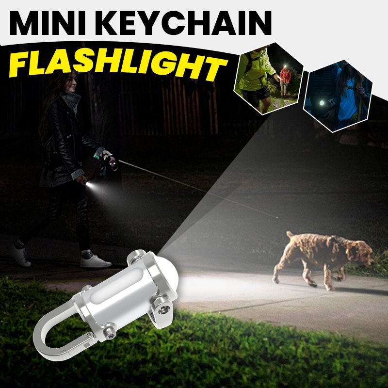 Torcia Portachiavi Impermeabile Mini da 1200LM Super Luminosa
